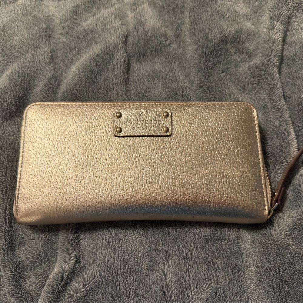 Kate Spade Metallic Gold Wallet